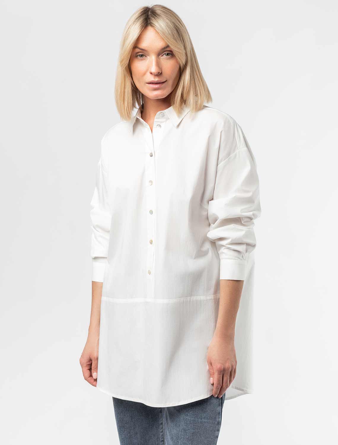 картинка Блузка женская белый от магазина Одежда+