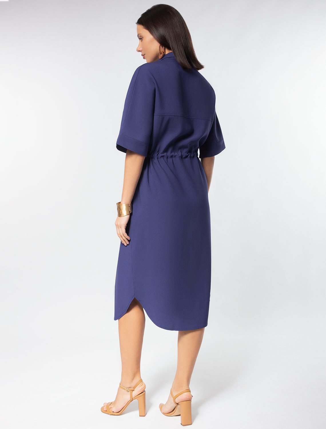 картинка Платье женское дымчатый синий от магазина Одежда+