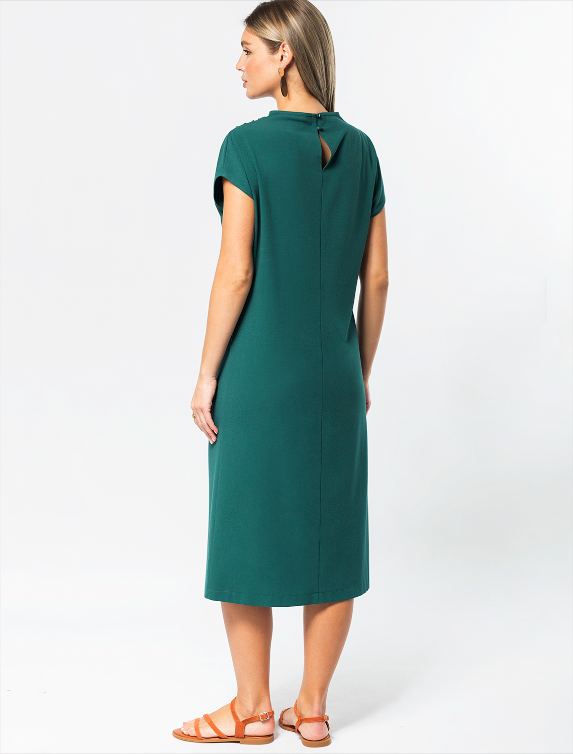 картинка Платье женское зеленый от магазина Одежда+