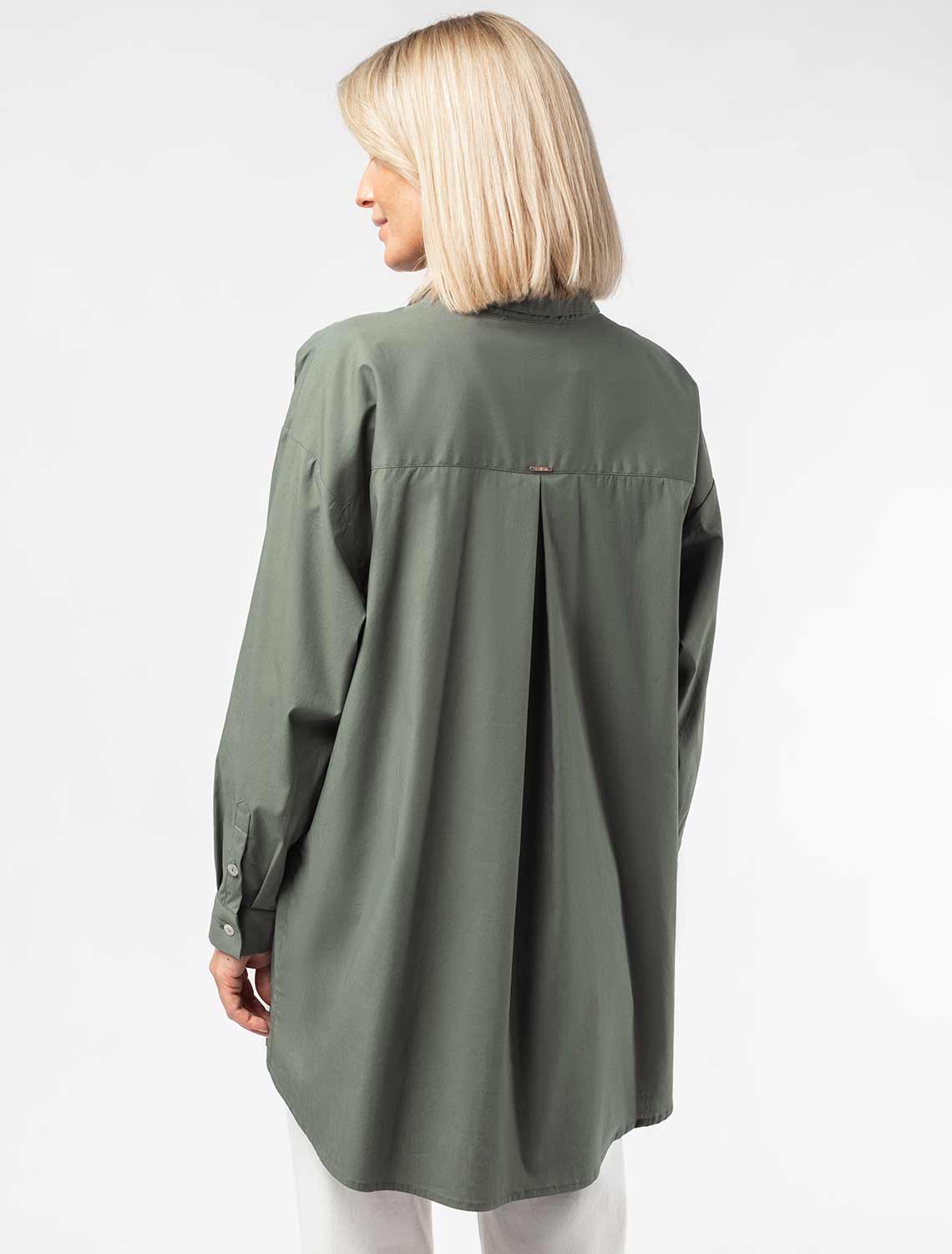 картинка Блузка женская оливковый от магазина Одежда+
