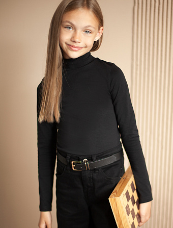 картинка Джемпер детский черный магазин Одежда+ являющийся официальным дистрибьютором в России 